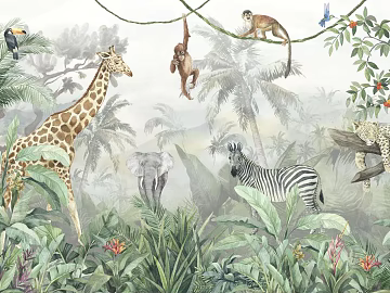 animal and plant pattern texture (ID:ffach446610)