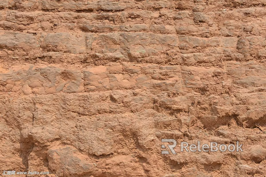 Rock yellow stone earth wall texture