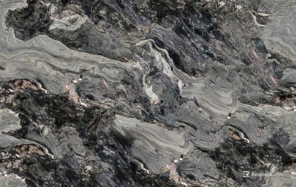 gray large flower marble texture