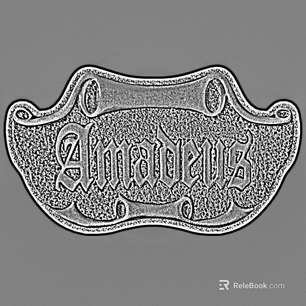 Silver gray distressed metal nameplate texture