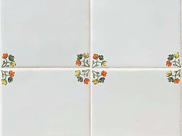 Patterned tiles, kitchen and bathroom wall tiles texture (ID:ffaeh674891)