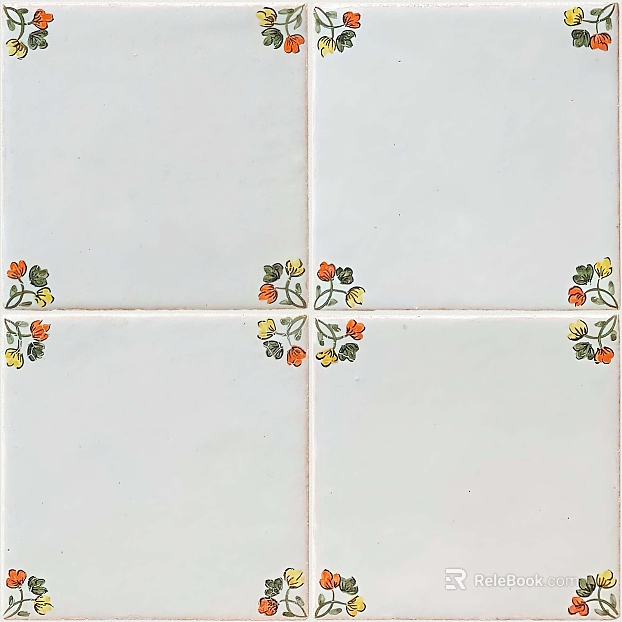 Patterned tiles, kitchen and bathroom wall tiles texture