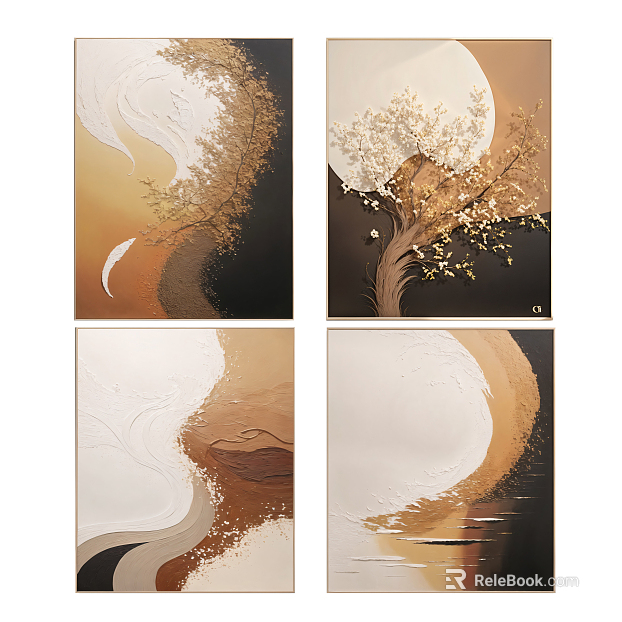 Modern Hanging Painting Decorative Painting Art Painting texture
