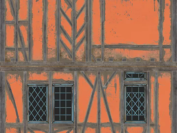 Vintage orange gray wood structure building wall texture (ID:ffaeh611279)