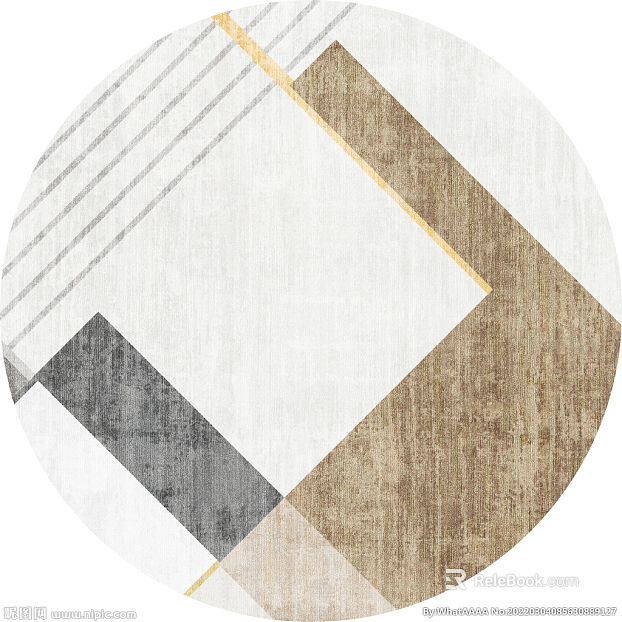 Round carpet texture