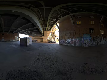 City Bridge Under Daytime HDR 3d model