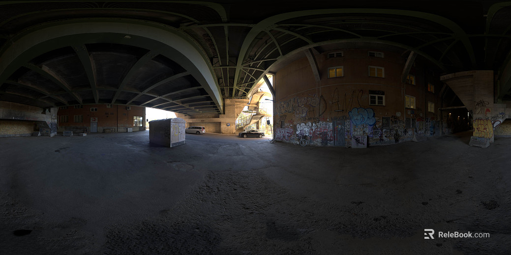 City Bridge Under Daytime HDR texture