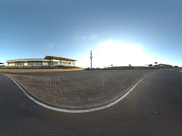 Outdoor Racing Track Sunny Day HDR texture (ID:ffach153691)