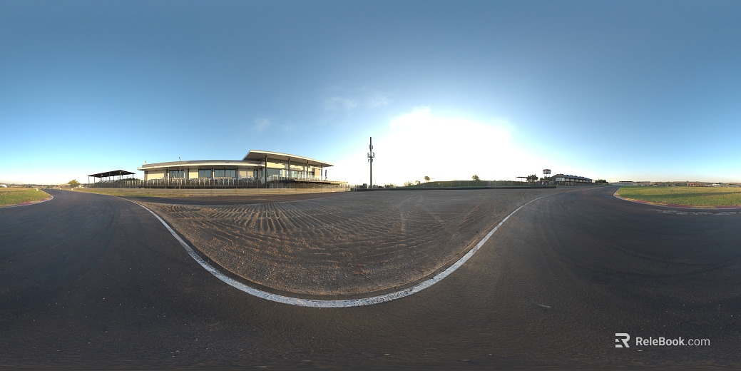 Outdoor Racing Track Sunny Day HDR texture