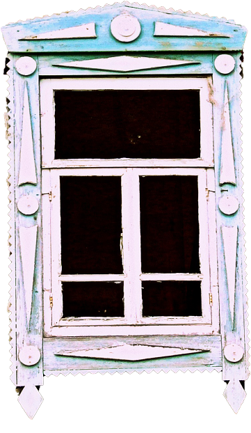 Vintage blue and white wooden windows texture