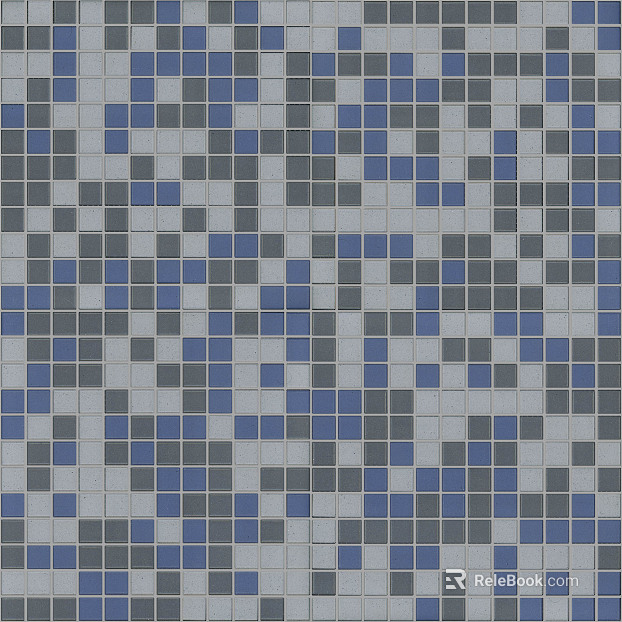 Mosaic Ceramic Map texture