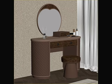 Dark Brown Solid Wood Bedroom Dresser texture (ID:ffaeh673441)