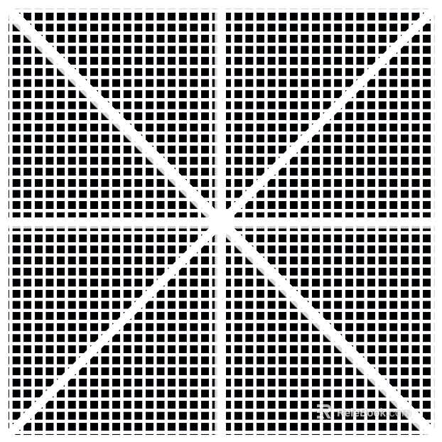 Plus steel mesh black and white concave and convex texture