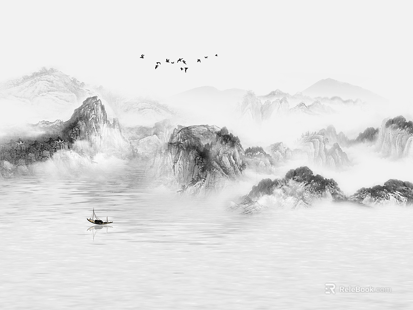 landscape painting texture