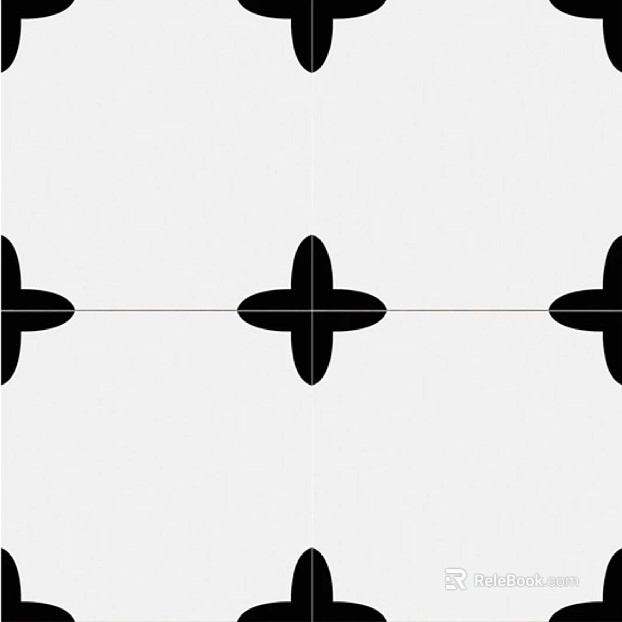 Black and white small brick art brick texture