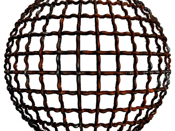 Metal mesh PBR texture (ID:ffach037181)