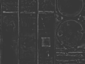 Dark gray distressed metal panel, industrial-style wall texture (ID:ffaeh436296)