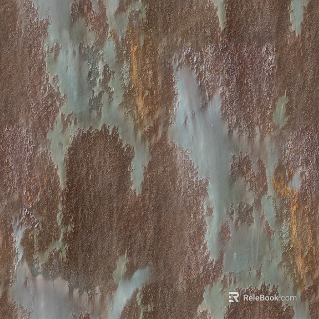 Modern distressed old metal rusty metal texture