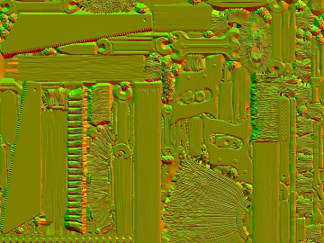 Yellow and Green Wood Carved Decoration Map texture (ID:ffaeh483889)