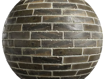 Brick wall PBR texture (ID:ffach208481)