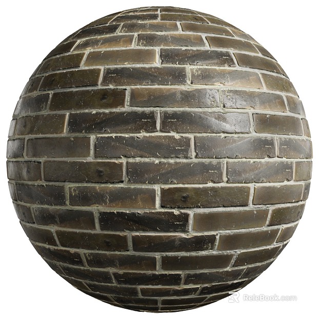 Brick wall PBR texture