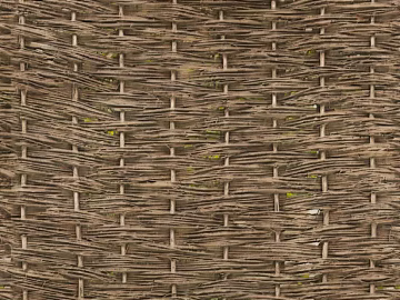 Light brown rattan woven furniture finish 3d model