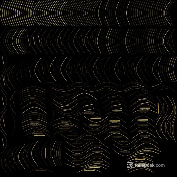 Light luxury black gold art wallpaper texture