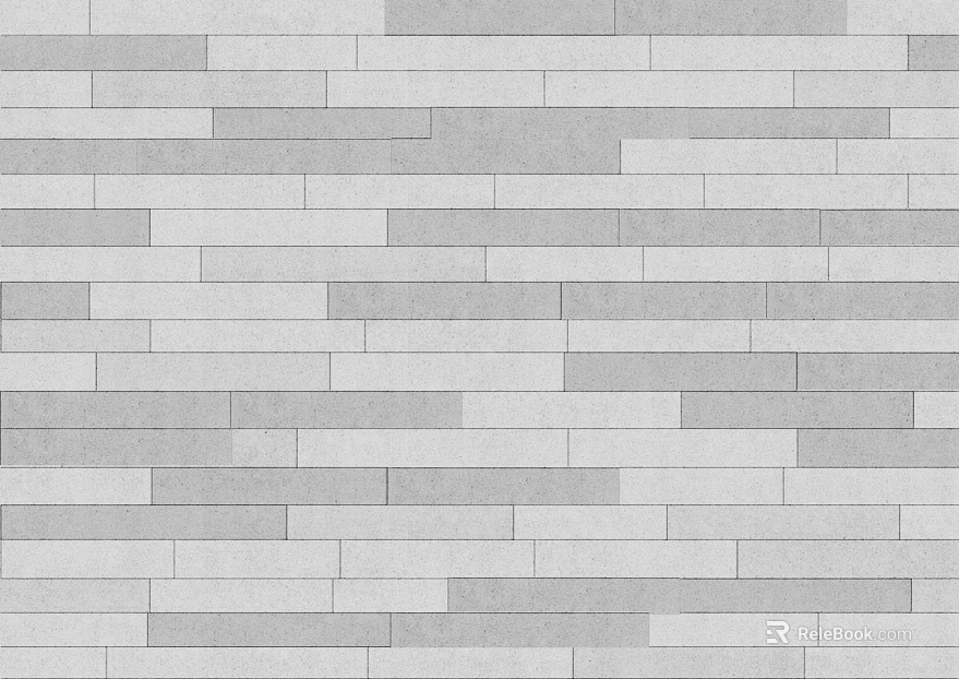 Brick wall gray and white exterior wall strip brick seamless texture