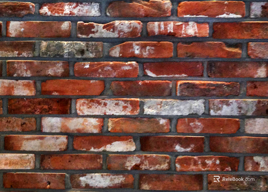 Modern red brick wall texture