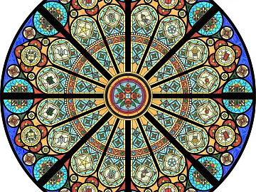 colored windows texture (ID:ffaag98264)