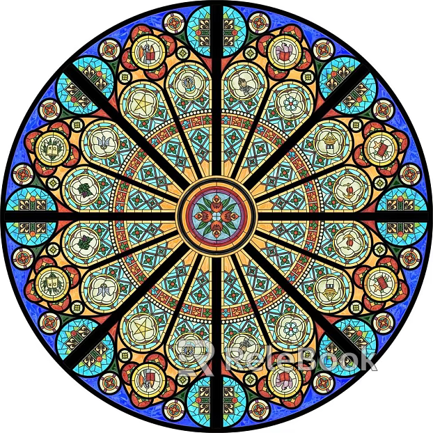 colored windows texture
