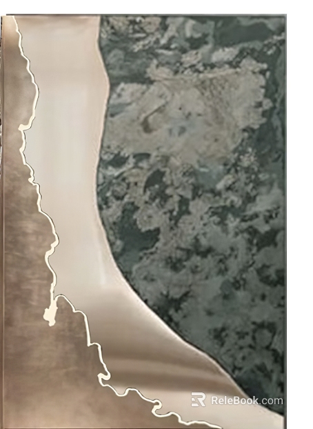 Grey brown green landscape marble background wall texture