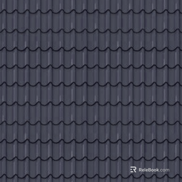 Dark gray color steel tile roof building materials texture