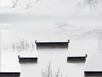 landscape painting 3d model