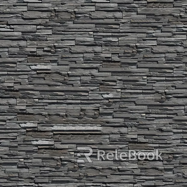 Culture Stone Black Hemp Culture Stone Seamless texture