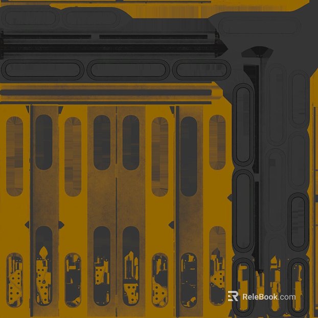 Yellow gray industrial wind metal hatch texture