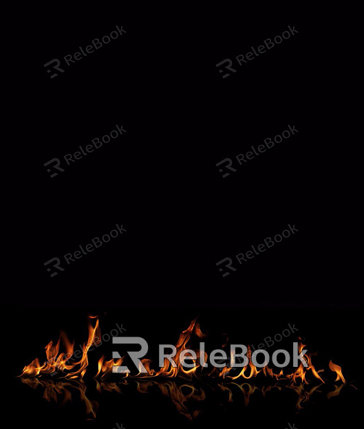 Flame texture texture