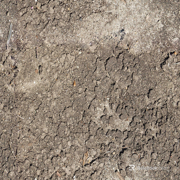 Mud ground texture