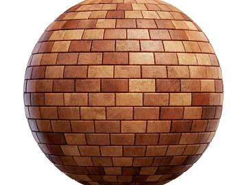 Brick wall PBR texture (ID:ffach753344)