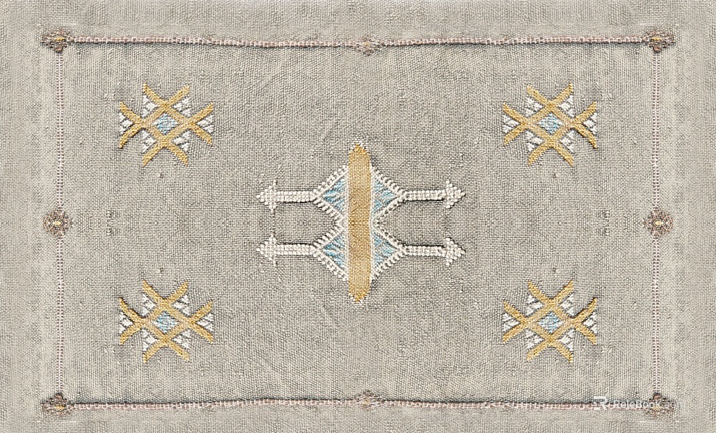 Light gray geometric living room carpet texture