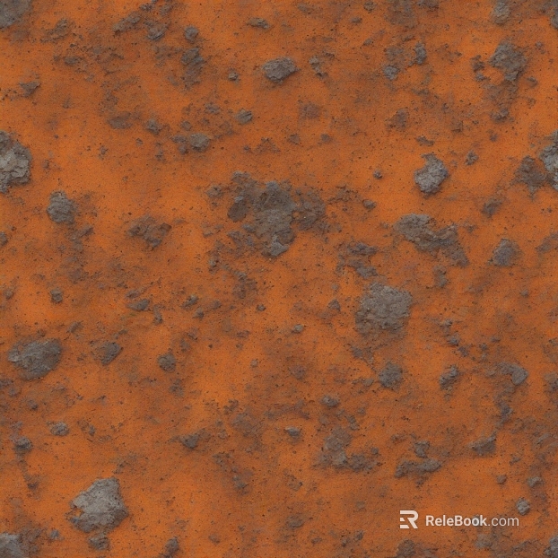 Orange dirt ground outdoor field texture