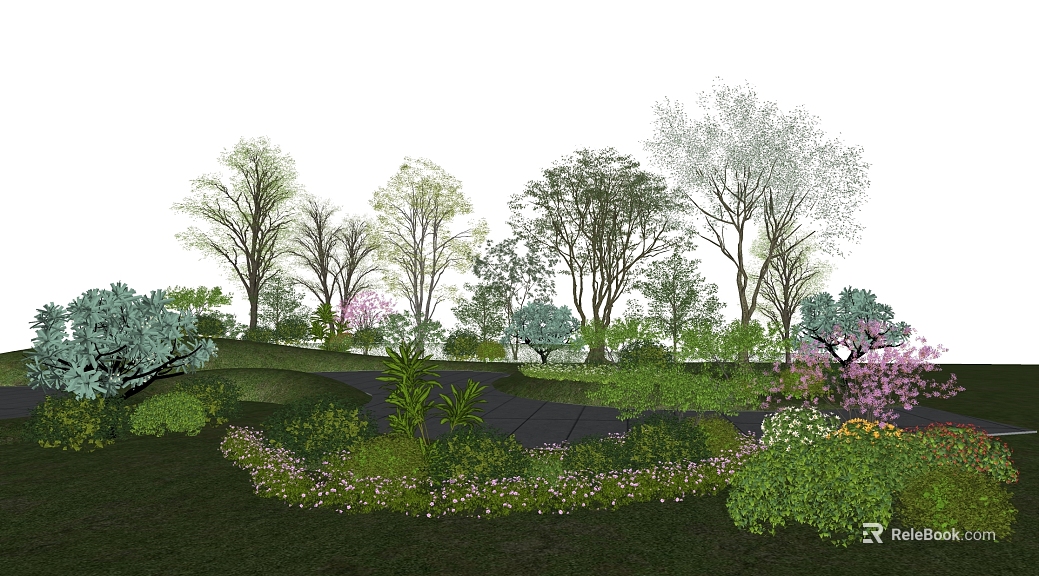 Natural wind garden landscape outdoor greening texture