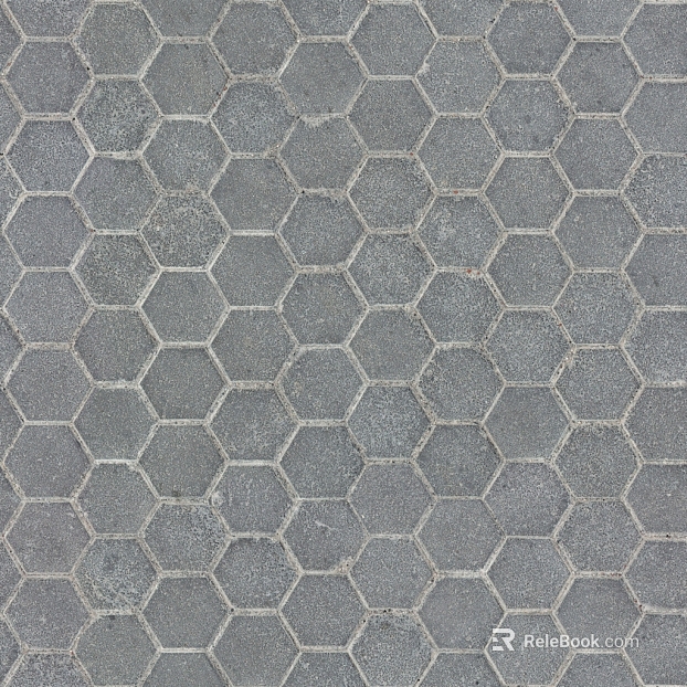 Dark gray hexagonal tiles, kitchen and bathroom floor tiles texture