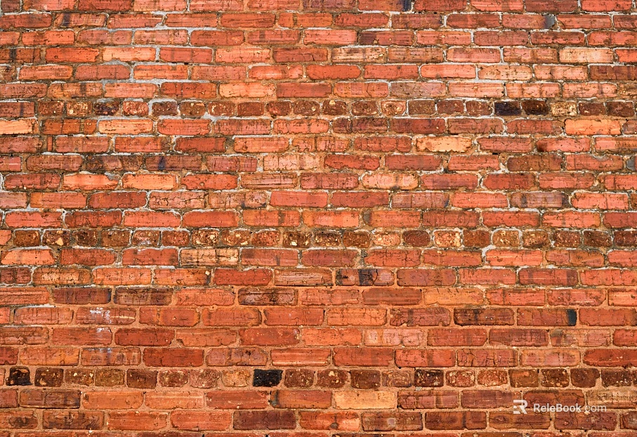 Brick wall Post-war wind red brick cement wall texture