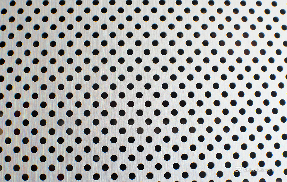 Perforated plate texture