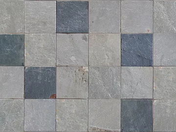 Gray blue color block stone mosaic wall decoration texture (ID:ffaeh267132)