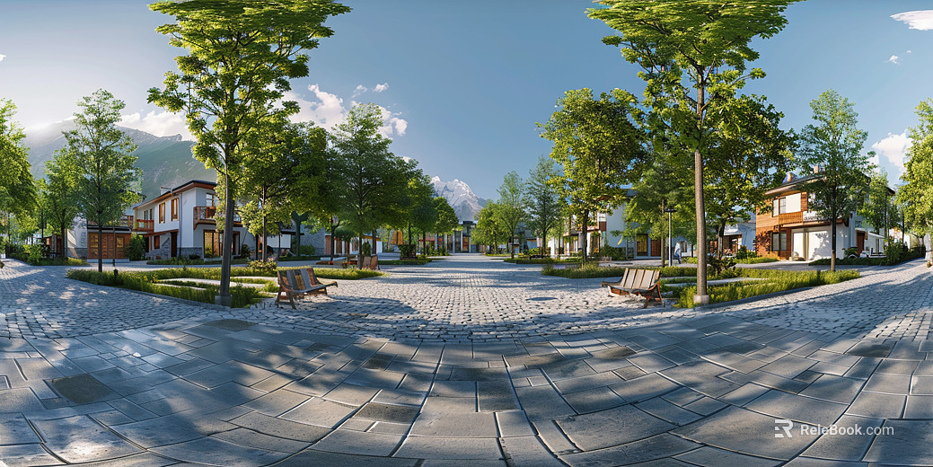 Outdoor Panoramic View texture