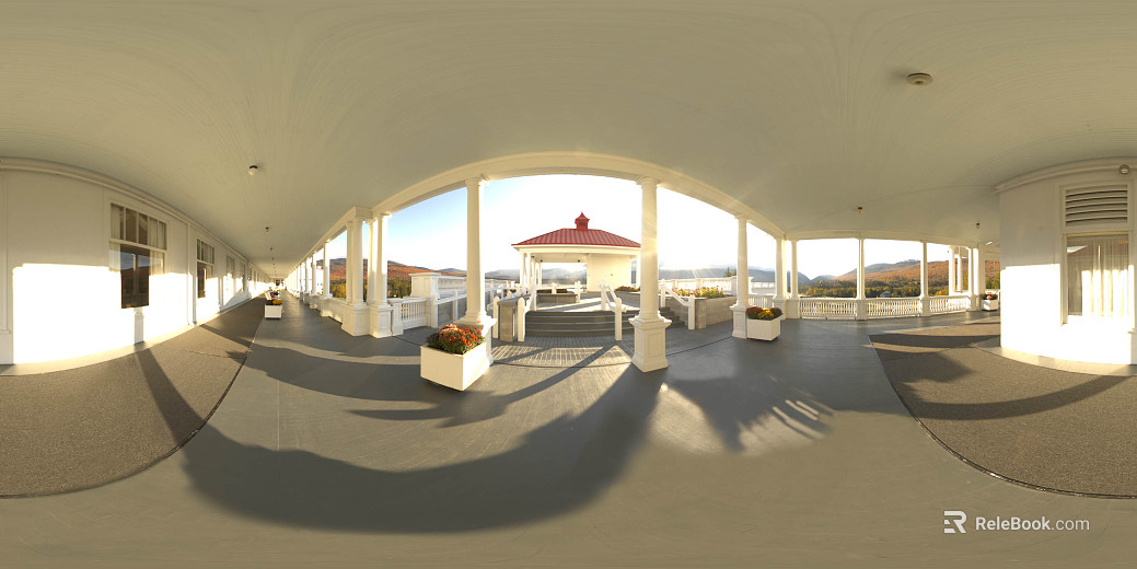 indoor residential corridor day hdr texture