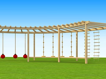 Log Color Wooden Amusement Facilities Outdoor texture (ID:ffaeh533234)