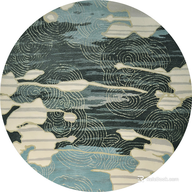 Round carpet texture